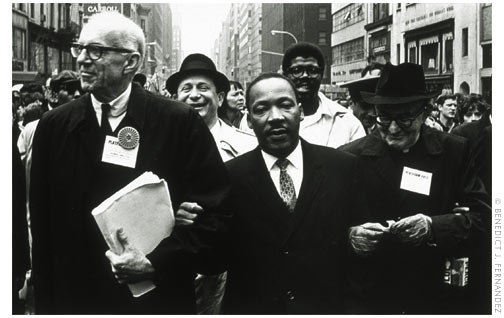 Martin Luther King Jr marching photo